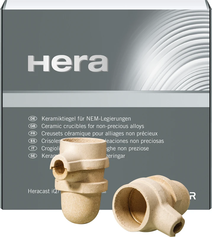 Keramiktiegel NEM Packung 6 Stück Keramiktiegel NEM Kulzer