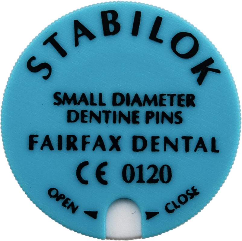 STABILOK Set 1 Vorbohrer, 20 Pins fein, Edelstahl, blau