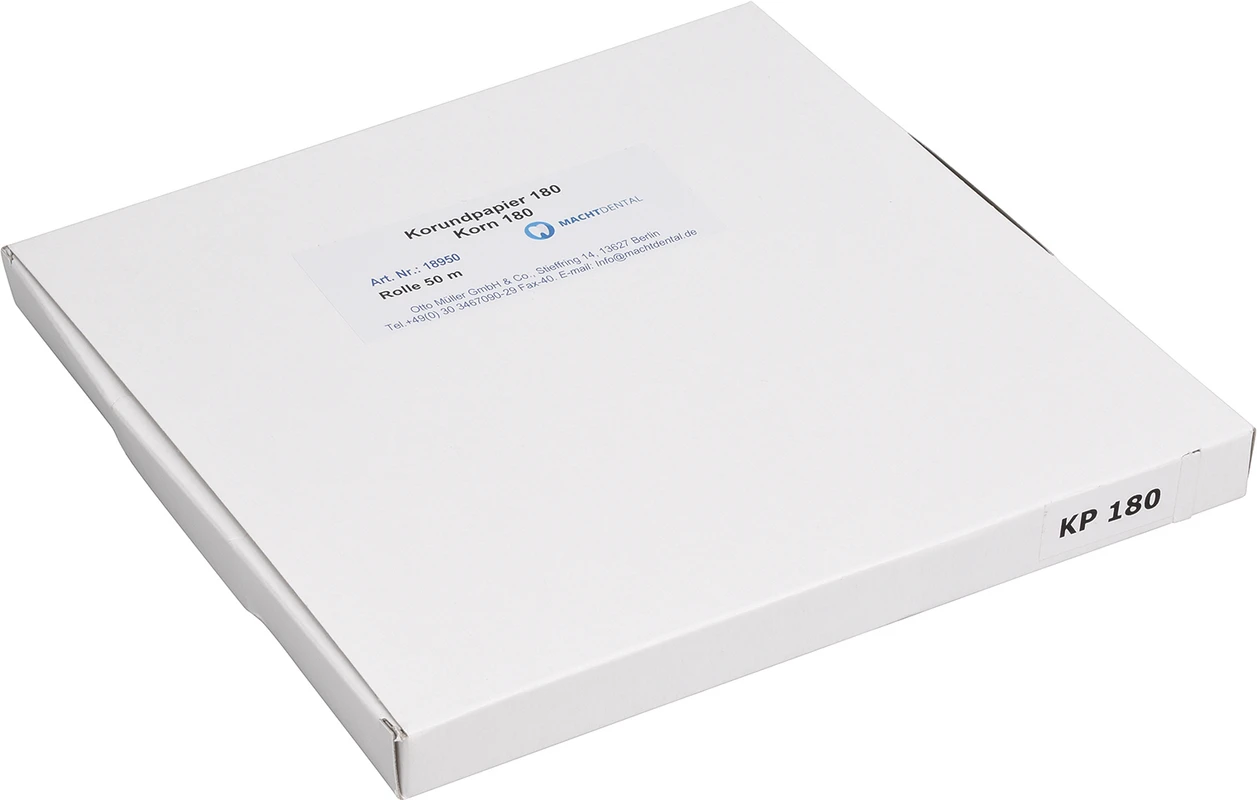 Korundpapier Rolle 50 m, Körnung 180