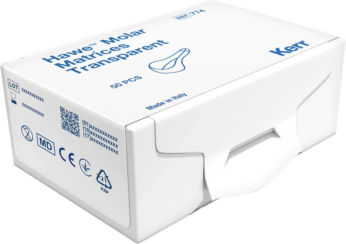 Matrizen transparent Packung 50 Stück Molar