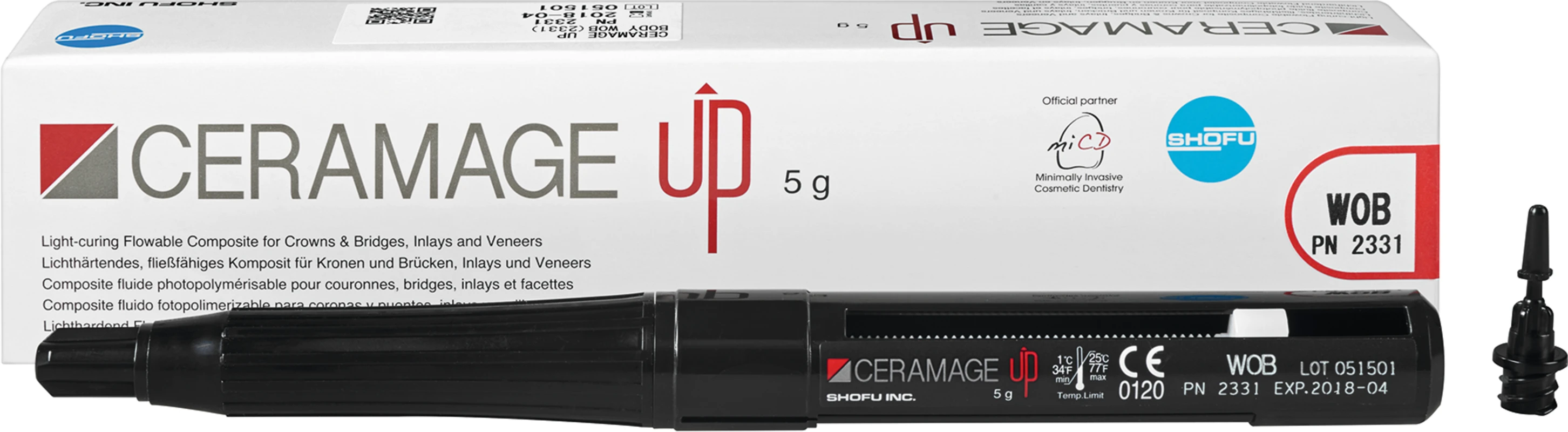CERAMAGE UP Spritze 5 g Komposit body W0