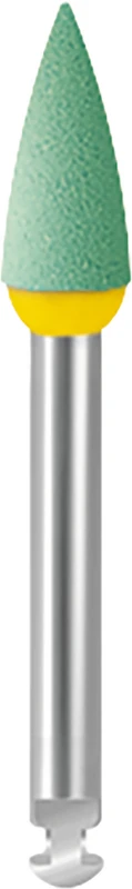 EVE DIACERA® Stück grün mittel, RA, Figur Spitze, 4 x 10 mm