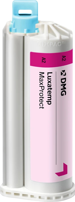 Luxatemp MaxProtect Packung 50 ml Doppelkartusche A2, 15 Automix Tips