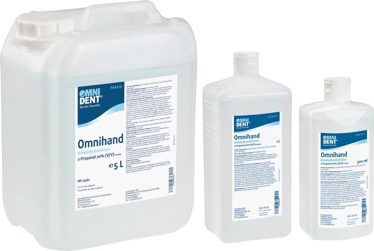 Omnihand Eurospenderflasche 500 ml Omnihand OMNIDENT