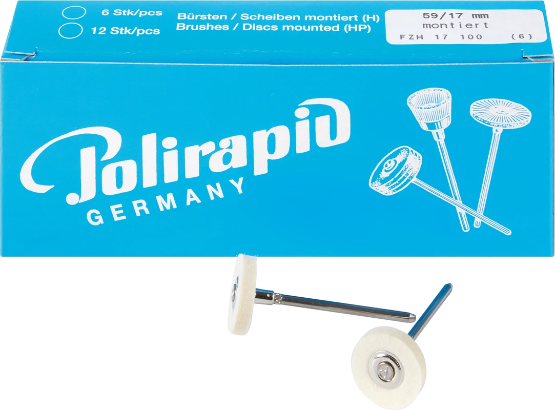 Filzkörper Packung 6 Stück Nr. 59, HP, Filz, Ø 17 mm, S: 3,5 mm