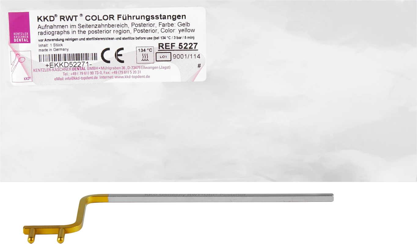 RWT® Führungsstangen Stück gelb, für Posterior