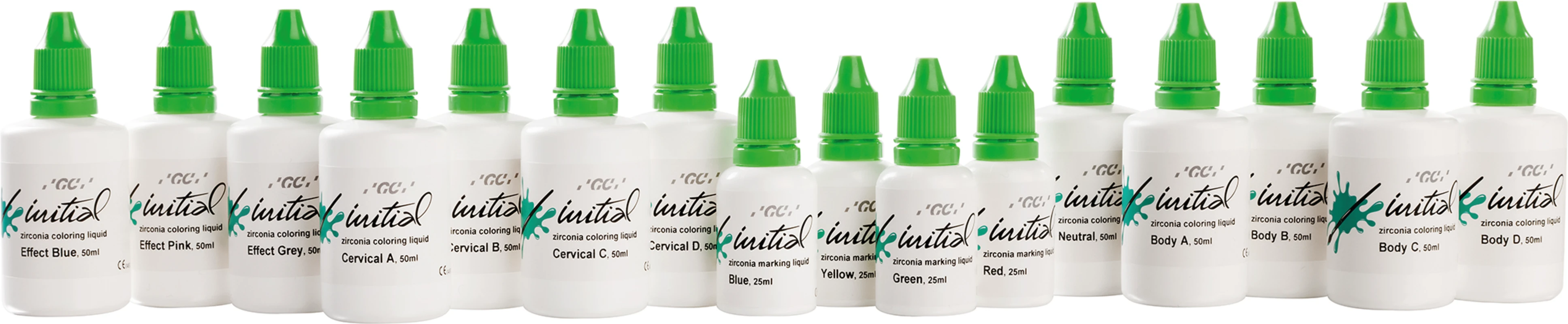 GC Initial™ Zirconia Coloring Liquid Set