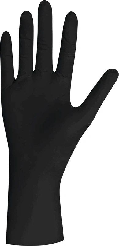BLACK LATEX Packung 100 Stück puderfrei, schwarz, L