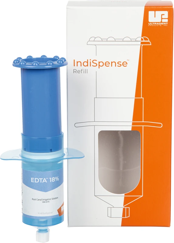 Ultradent™ EDTA 18% Packung 30 ml IndiSpense-Spritze