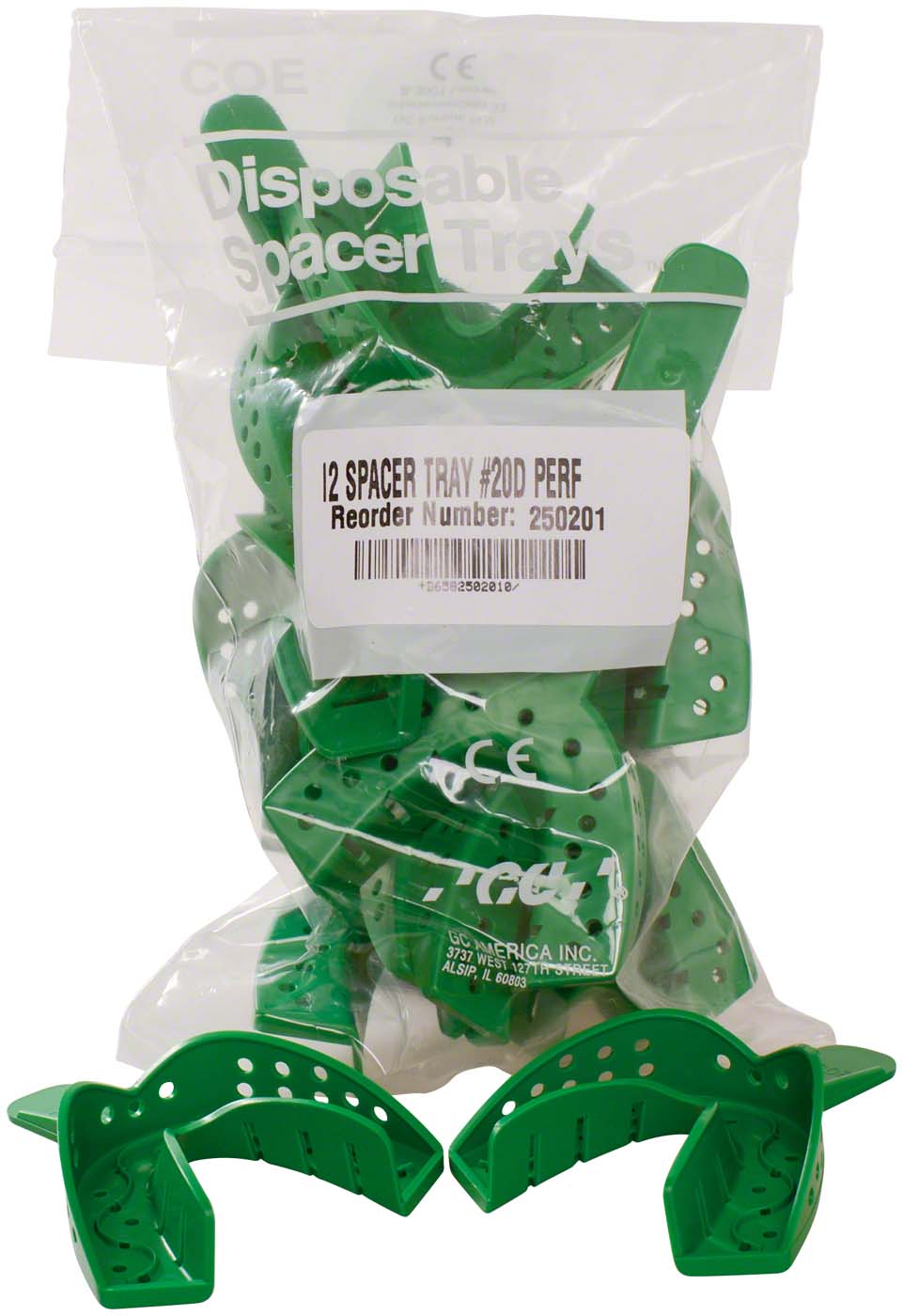 GC COE® Spacer™ Tray regular KS Packung 12 Stück UK-20D, L GC COE® Spacer™ Tray regular KS GC
