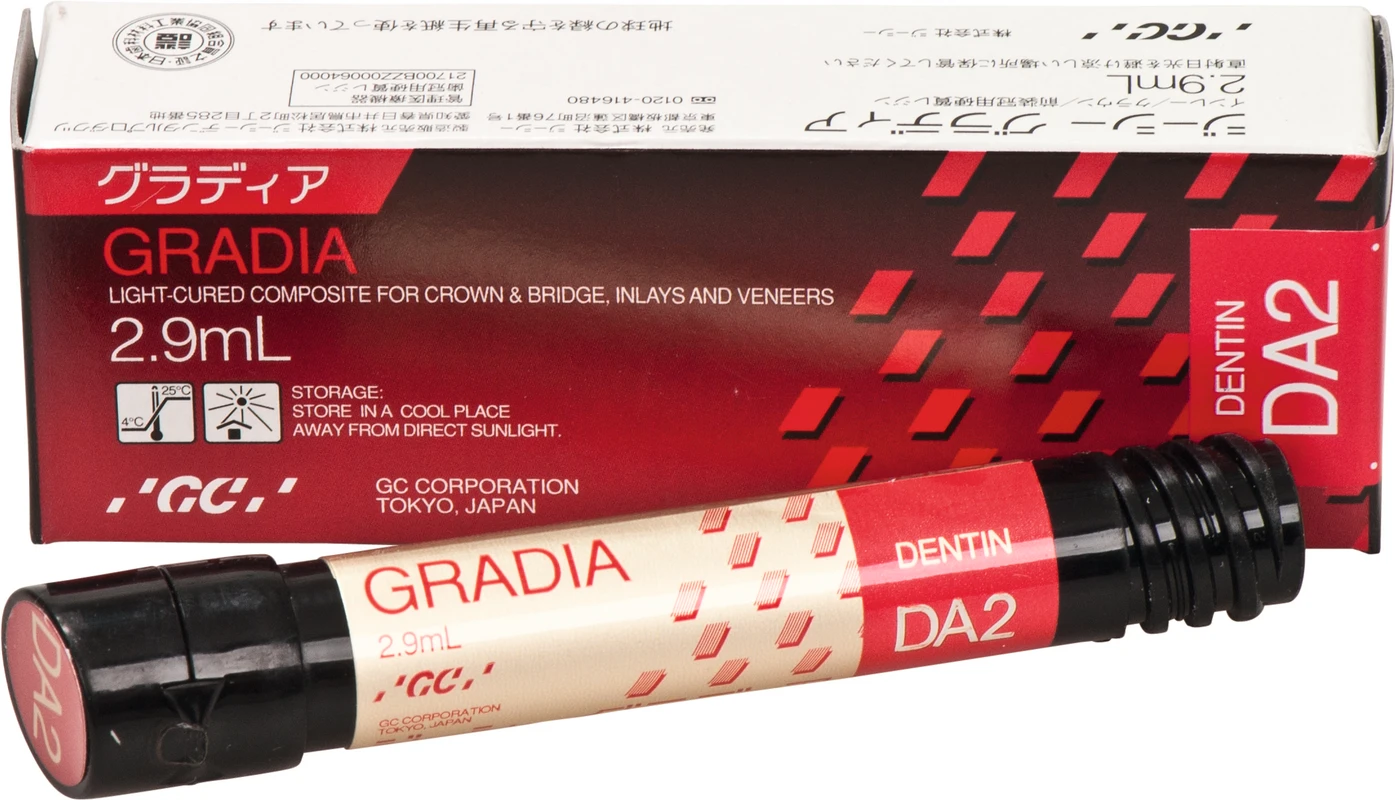 GC GRADIA® Spritze 2,9 ml Paste dentin DA2