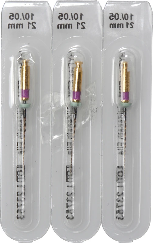 HyFlex™ EDM NiTi-Feilen Packung 3 Glidepath Feilen 21 mm, Taper.05 ISO 010