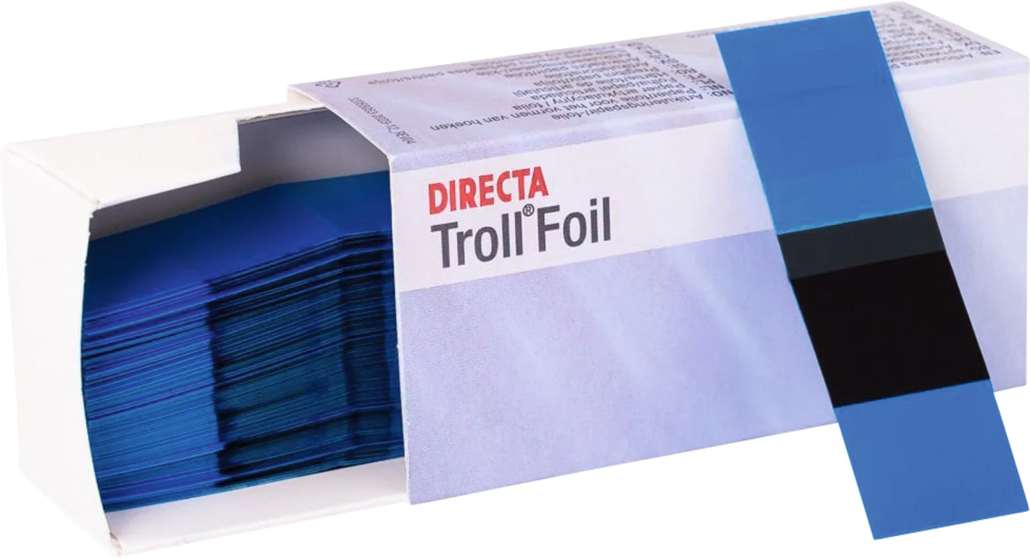 Troll®Foil Mini Packung 100 Folien blau