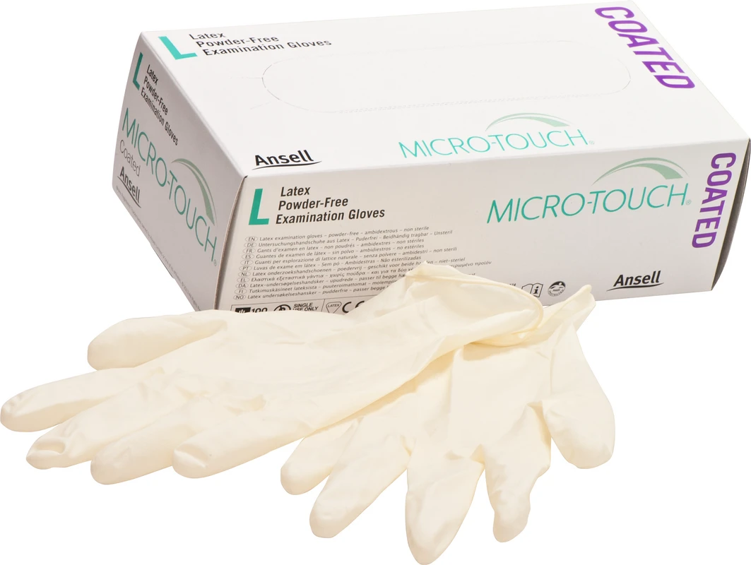 MICRO-TOUCH® Coated Packung 100 Stück puderfrei, weiß, L MICRO-TOUCH® COATED Ansell