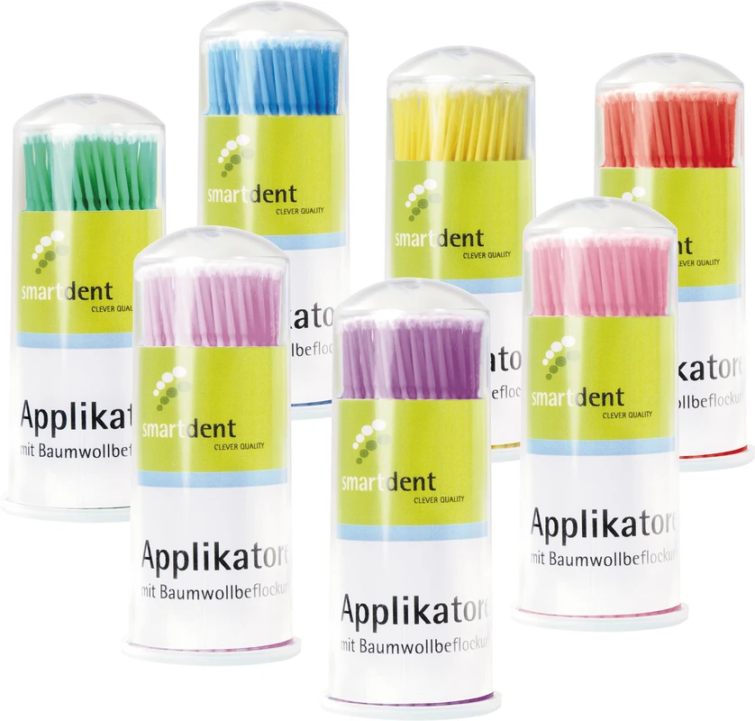 smart Applikatoren Packung 100 Stück hell lila, ultrafein
