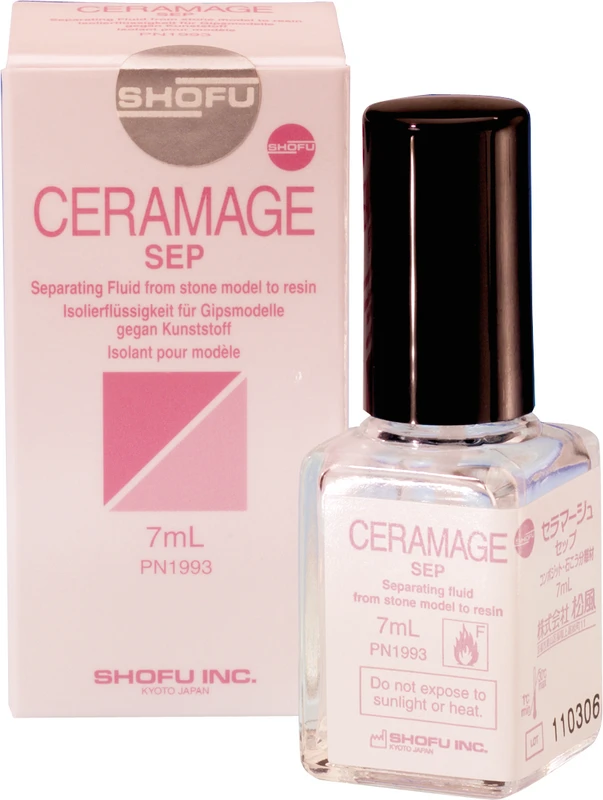 CERAMAGE Isolierflüssigkeit Packung 7 ml Separator (Sep) CERAMAGE Isolierflüssigkeit SHOFU