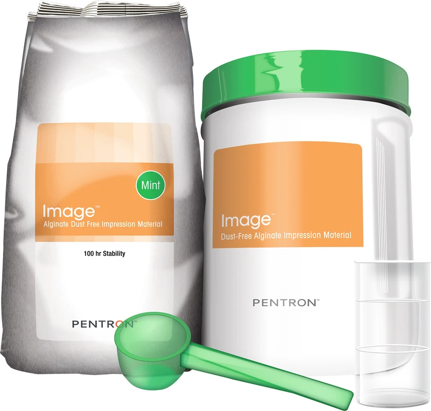 IMAGE Alginate Dose 500 g NH Minze, grün, 1 Messbesteck