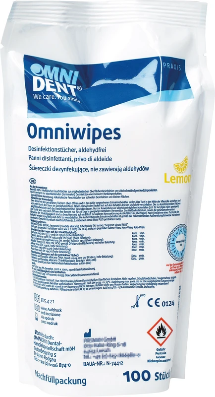 Omniwipes Lemon OMNIDENT