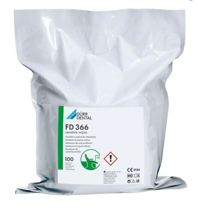 FD 366 sensitive wipes - Karton 4 x 100 Tücher