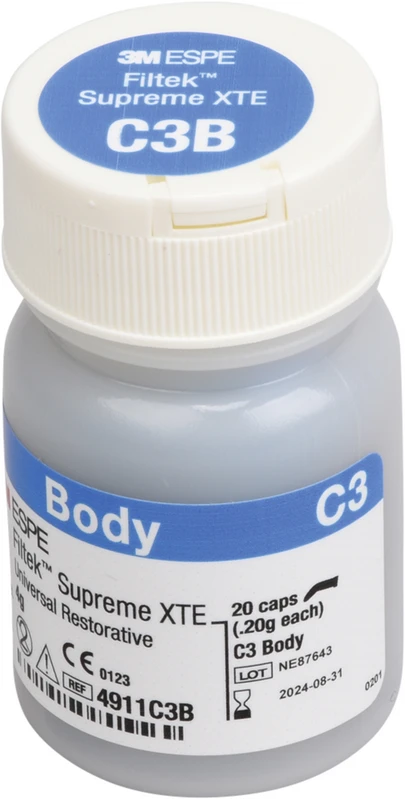 Filtek™ Supreme XTE Universal Packung 20 x 0,2 g Kapsel body C3