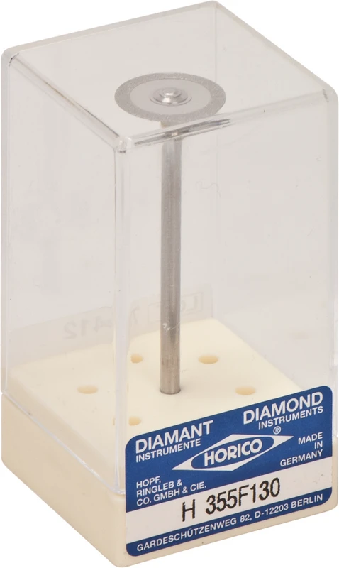 SUPERDIAFLEX® 355 Stück doppelseitig, sehr flexibel, gelb extra-fein, HP, Figur 355 F, 0,15 mm, ISO 130