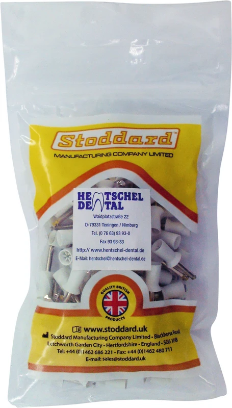 Gummipolierer Packung 100 Stück grau, mit Lamellen