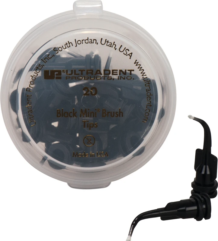 Black Mini Brush® Tip Packung 20 Stück Ø 1 mm