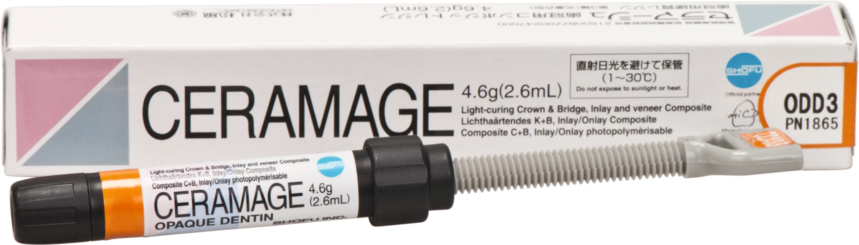 CERAMAGE Spritze 4,6 g opaque dentin D3 CERAMAGE SHOFU