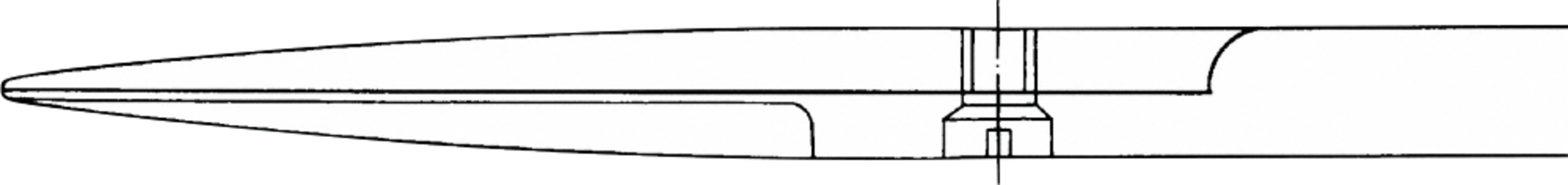Feine Scheren Stück BC056R, 95 mm, gerade