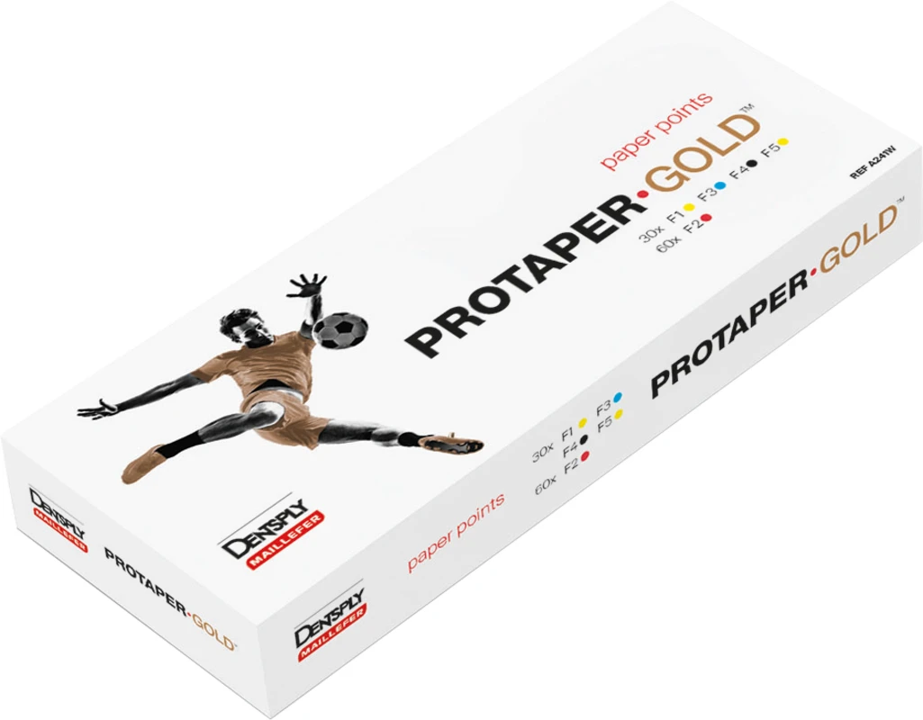 ProTaper Gold® Papierspitzen Packung 180 Stück F1 ProTaper Gold® Papierspitzen Dentsply Sirona