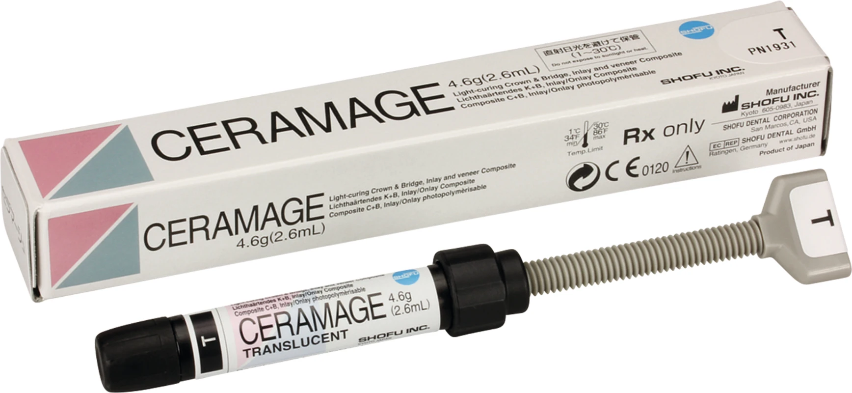 CERAMAGE Spritze 4,6 g transluzenz T CERAMAGE SHOFU