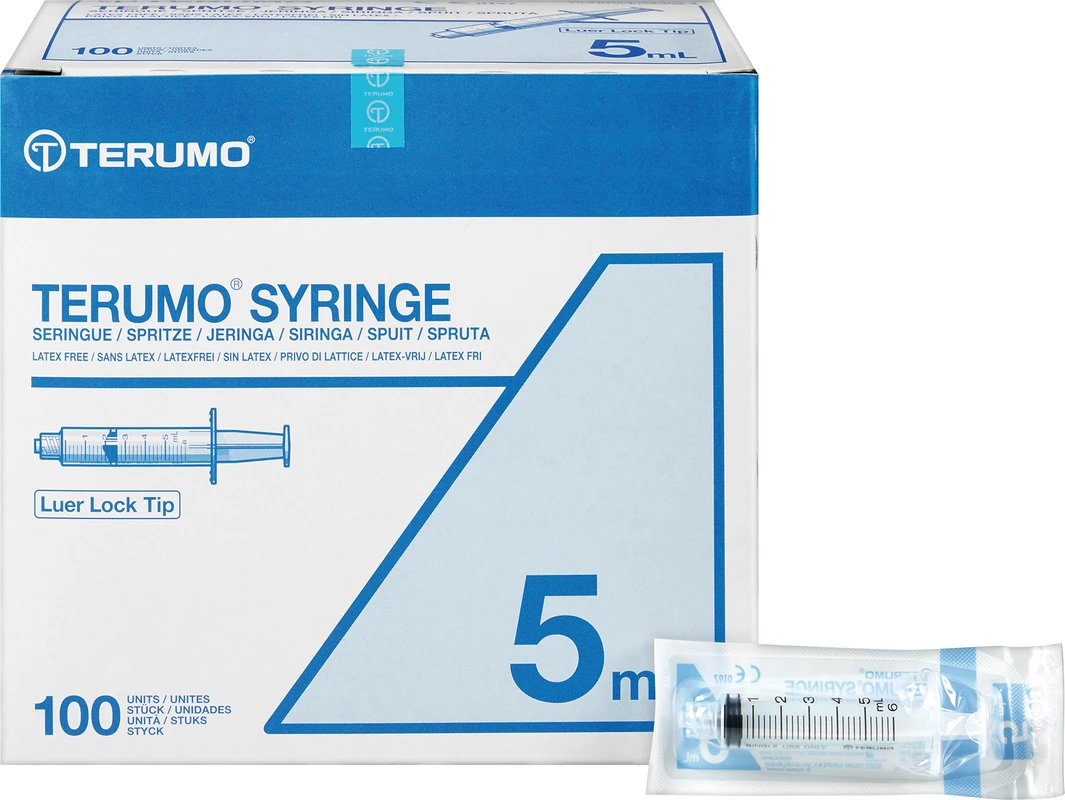 Terumo® Spritzen Packung 100 Stück 5 ml