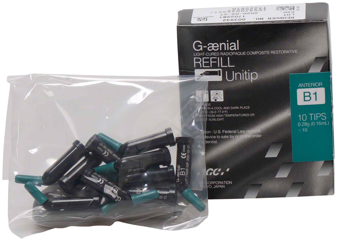 GC G-ænial® Packung 10 x 0,28 g Unitip Anterior BI GC G-ænial® GC