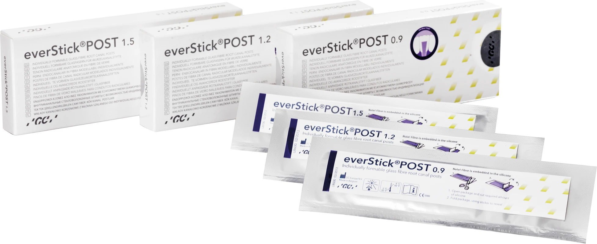 GC everStick®POST Refill Packung 10 Stifte Ø 1,2 cm