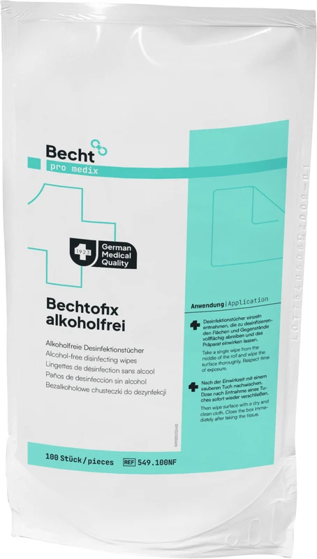 Bechtofix alkoholfrei Nachfüllbeutel 100 Stück 14 x 20 cm