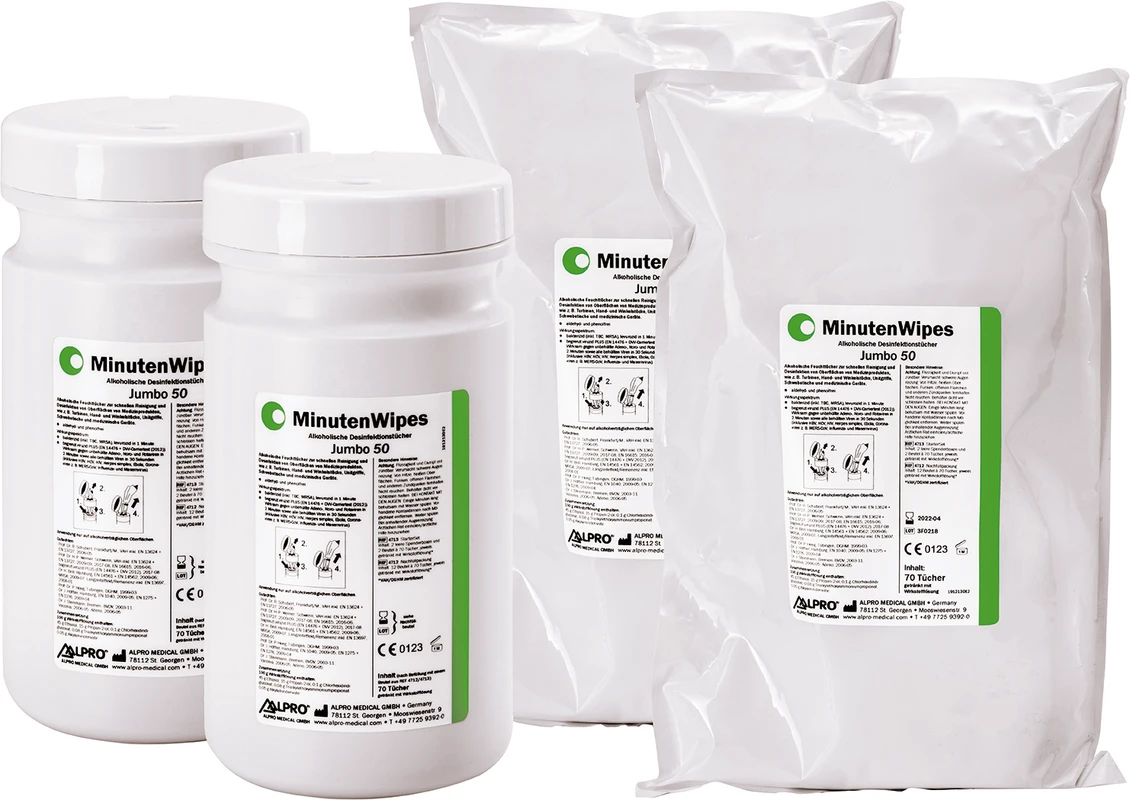 MinutenWipes Jumbo 50 ALPRO MEDICAL