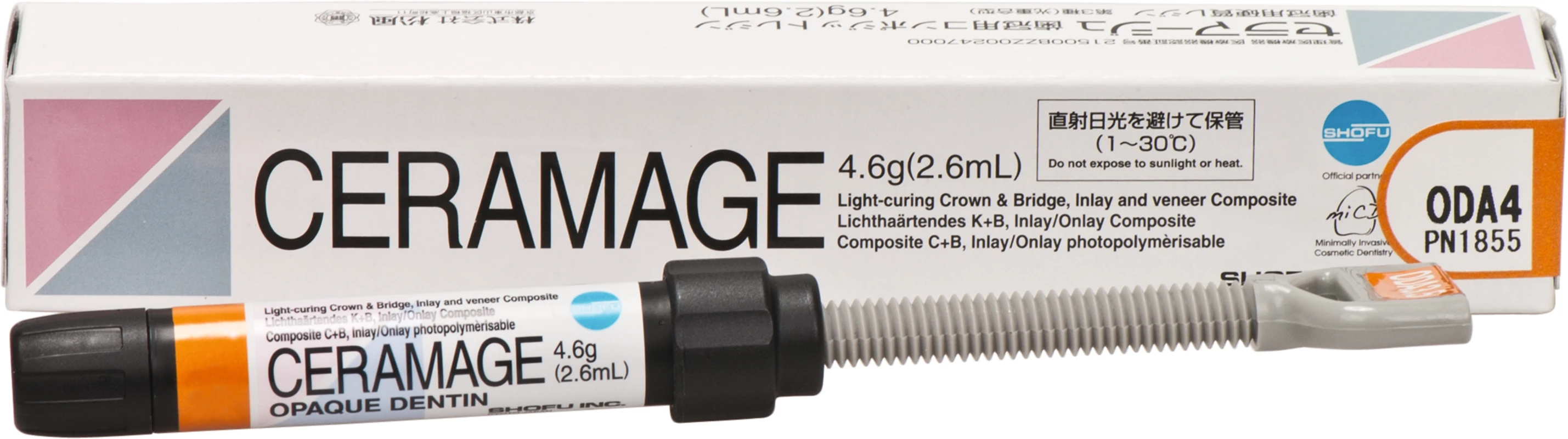 CERAMAGE Spritze 4,6 g opaque dentin A4 CERAMAGE SHOFU