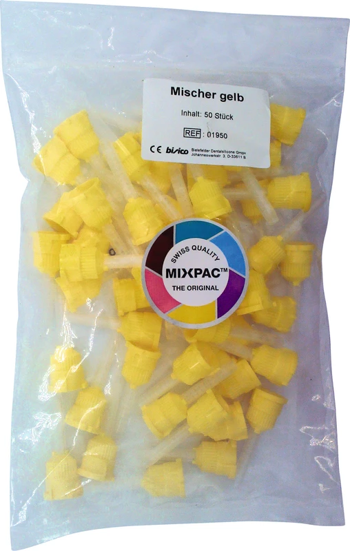Mischer gelb Packung 50 Stück gelb