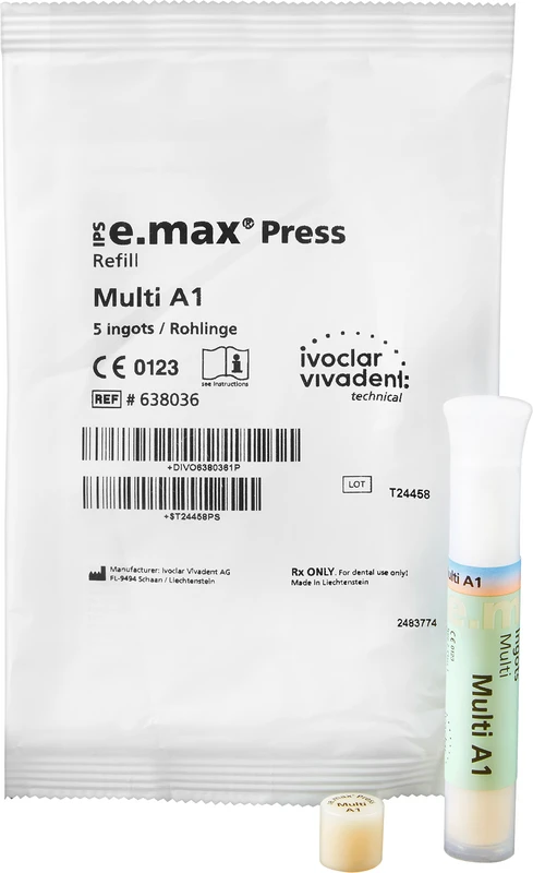 IPS e.max® Press Multi Packung 5 Stück A1 IPS e.max® Press Multi Ivoclar Vivadent