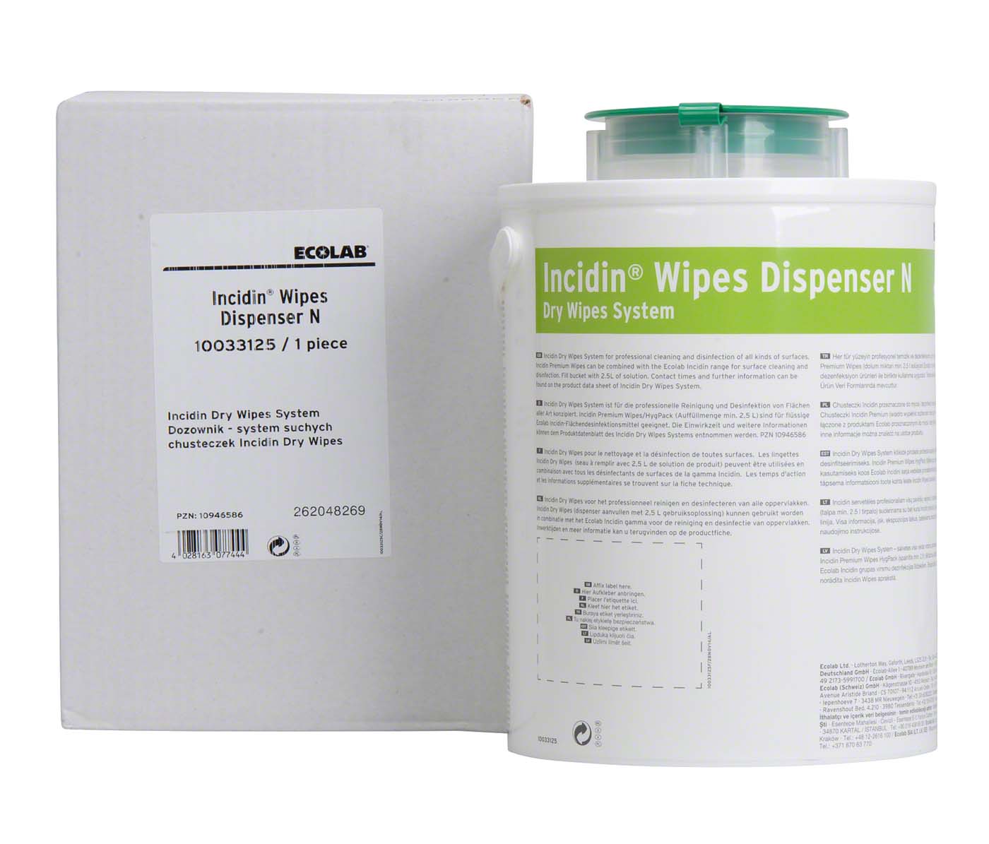 Incidin® Wipes Dispenser Stück Spender Incidin® Wipes Dispenser ECOLAB