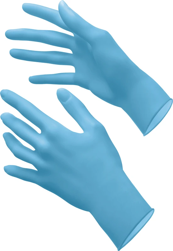TOP TOUCH PLUS Packung 100 Stück puderfrei, ice blue, M