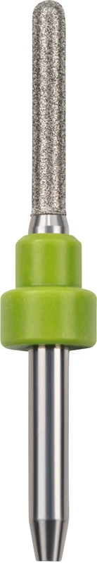 CAD/CAM Diamant Schleifer Stück diamantiert, grün, Schaft-Ø 3 mm, Figur ZGB2-125D, Kopflänge: 15 mm, ISO 025 CAD/CAM Diamant Schleifer Stück diamantiert, grün, Schaft-Ø 3 mm, Figur ZGB2-125D, Kopflänge: 15 mm, ISO 025