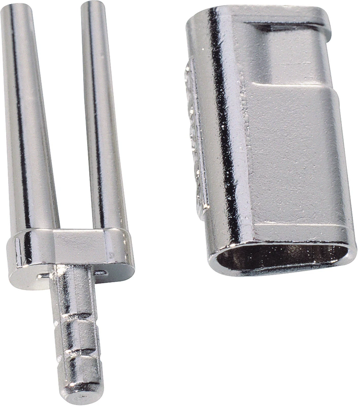 Bi-V-Pin Packung 1.000 Stück Metall, Kopf 2 mm, Stiftlänge 12,5 mm, Kopflänge 5,5 mm, Breite 3,6 mm