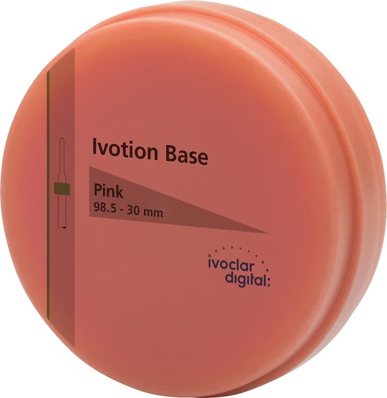 Ivotion Base Stück Ø 98,5 mm, H 30 mm, Pink
