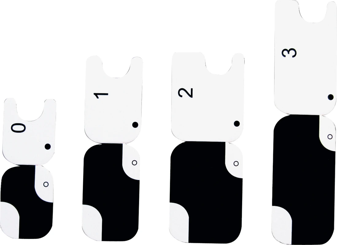 Aufbissschutz für Scan Sleeves / TABLine Sleeves Packung 200 Stück Gr. 3 (2,7 x 5,4 cm)