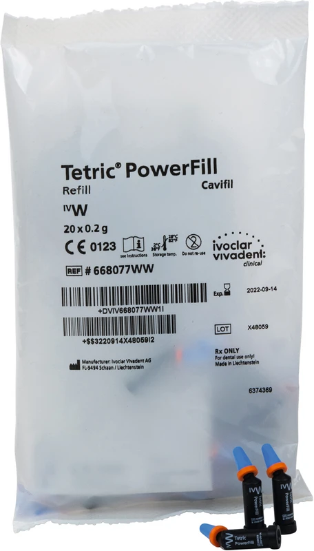 Tetric® PowerFill Packung 20 x 0,2 g Cavifil IVW