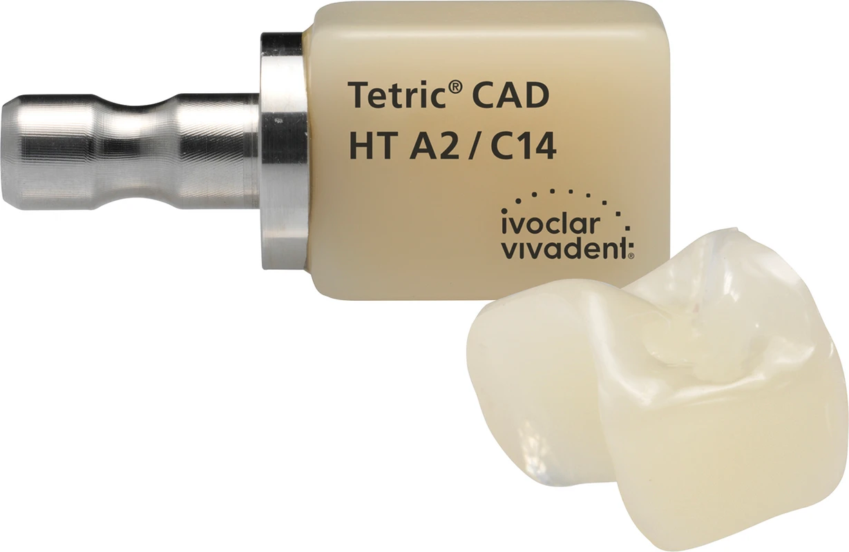 Tetric® CAD for CEREC/inLab Packung 5 Blöcke Größe C14, A2 HT