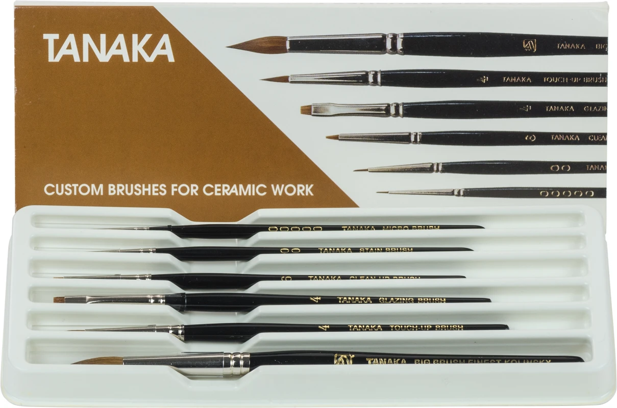 Original TANAKA-Pinsel für die Dentalkeramik