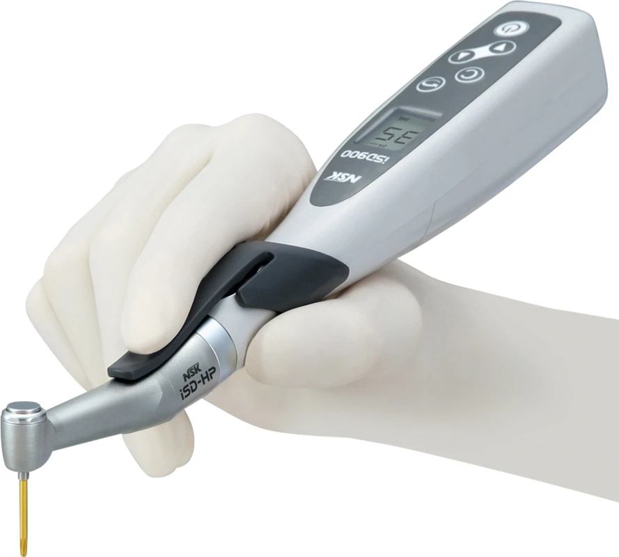 iSD900 – Kabelloser Prothetikschrauber mit Drehmoment-Kalibriersystem (TCM) NSK