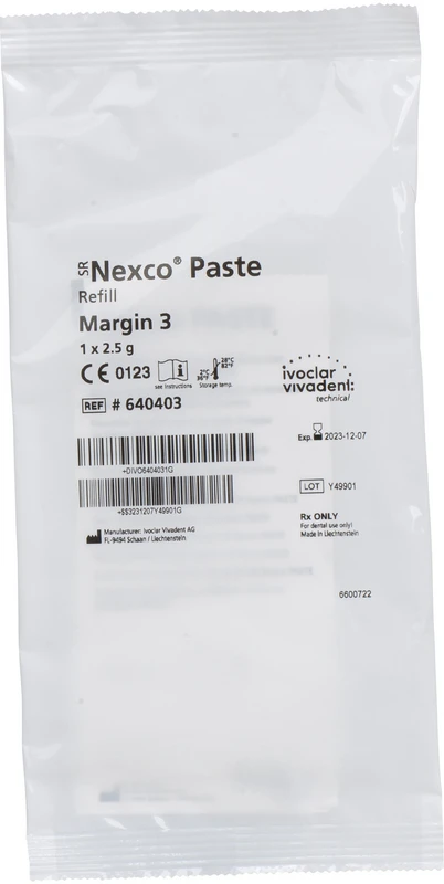SR Nexco® Spritze 2,5 g Paste margin 3